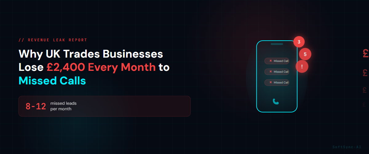 Why UK trades businesses lose £2,400 every month to missed calls